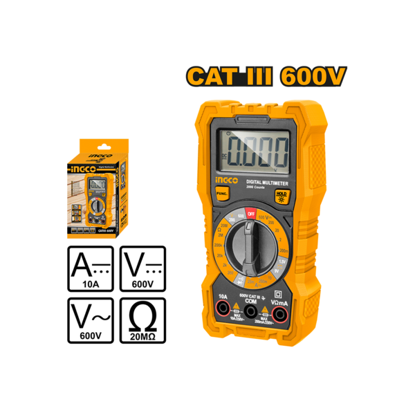 Show details for Digital multimeter INGCO DM200 Picture of Digital multimeter INGCO DM200