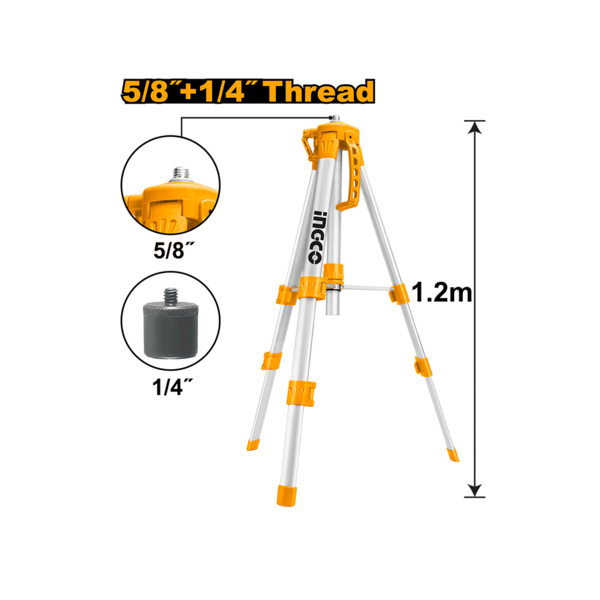 Show details for Laser leveling tripod INGCO(HLLT01152) Picture of Laser leveling tripod INGCO(HLLT01152)