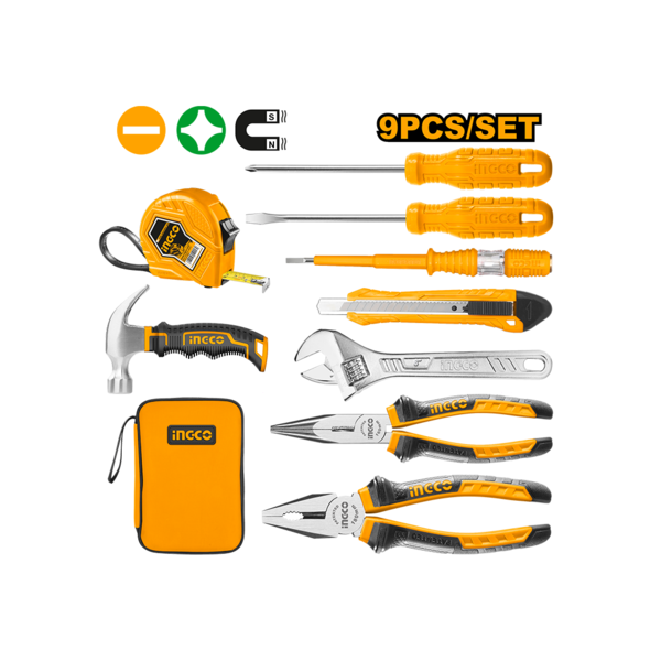 Show details for 9-piece hand tool set (HKTH10809) Picture of 9-piece hand tool set (HKTH10809)