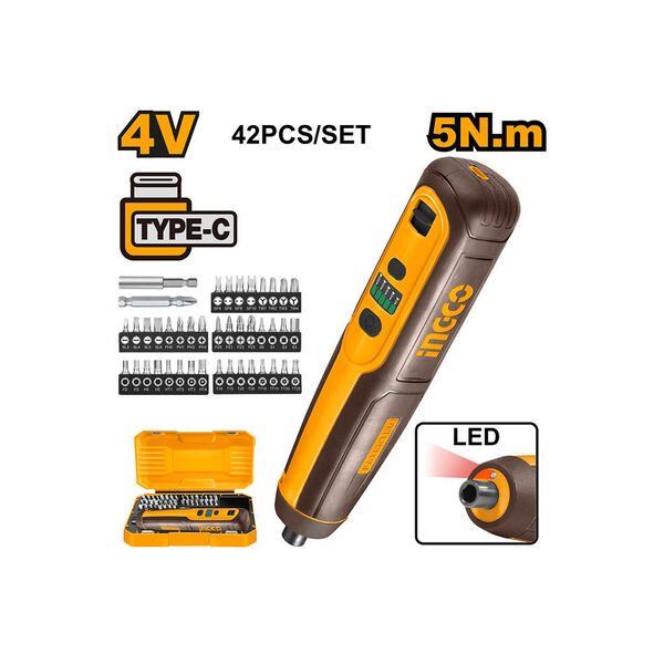 Show details for Electric screwdriver set 4V Li-Ion CSDLI0406 Picture of Electric screwdriver set 4V Li-Ion CSDLI0406