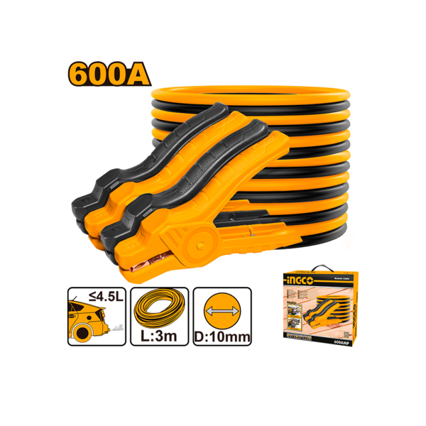 Show details for Cable equipped with connector 18x10 cm INGCO HBTCP6008 Picture of Cable equipped with connector 18x10 cm INGCO HBTCP6008