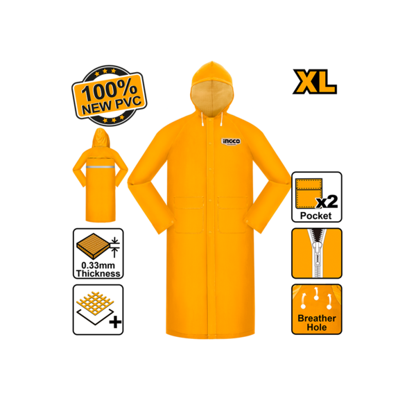 Show details for Raincoat XL INGCO HRCTL031 Picture of Raincoat XL INGCO HRCTL031