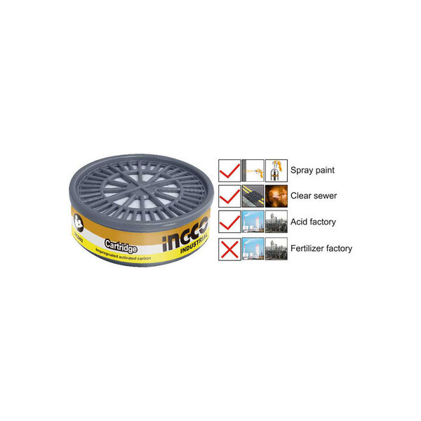 Show details for Air filter capsule INGCO HCD02 Picture of Air filter capsule INGCO HCD02
