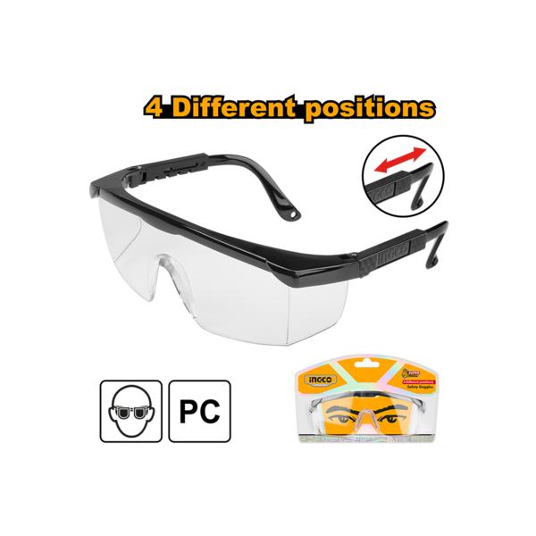 Show details for Safety glasses HSG04 INGCO Picture of Safety glasses HSG04 INGCO