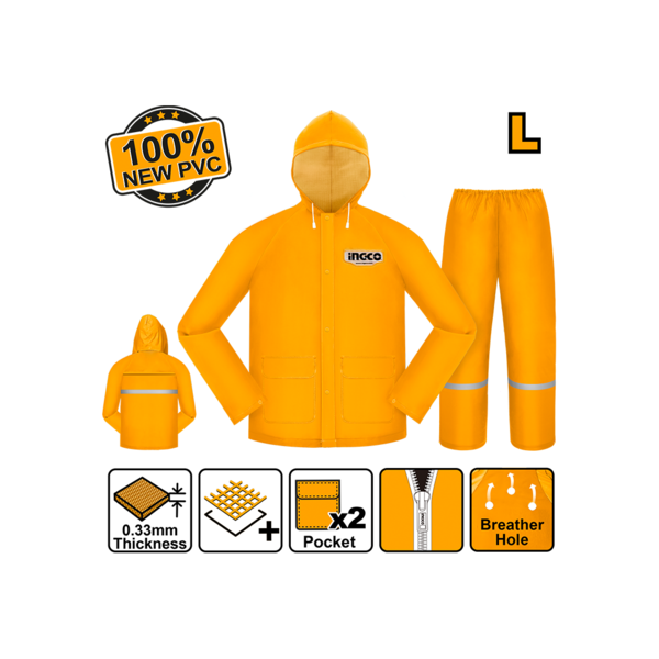 Show details for Raincoat L INGCO HRCTSKT031 Picture of Raincoat L INGCO HRCTSKT031