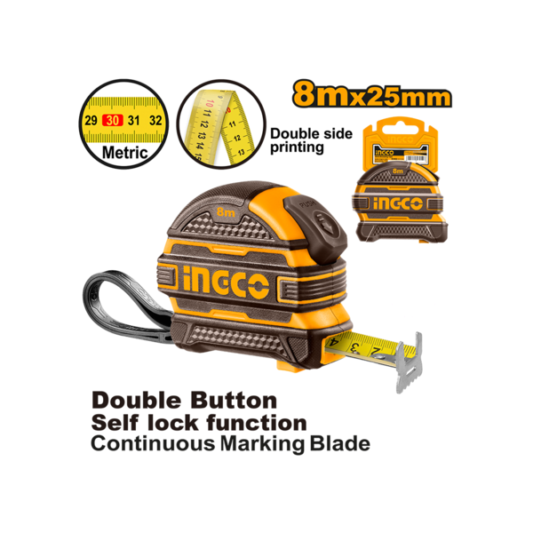 Show details for Measuring tape 8mX25mm (HSMT08825-1) Picture of Measuring tape 8mX25mm (HSMT08825-1)