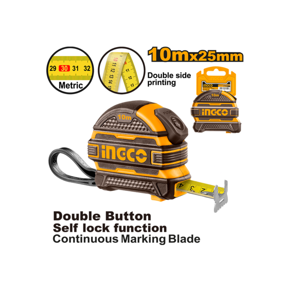 Show details for Measuring tape 10mX25mm (HSMT081025-1) Picture of Measuring tape 10mX25mm (HSMT081025-1)