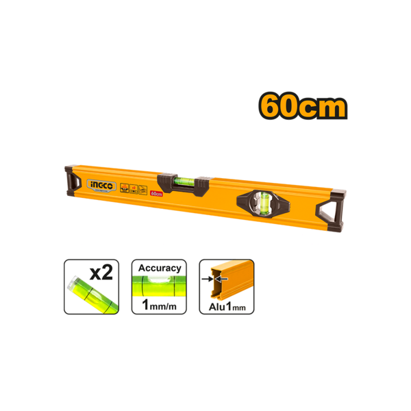 Show details for Scale with magnet 60 cm INGCO(HSL58060) Picture of Scale with magnet 60 cm INGCO(HSL58060)