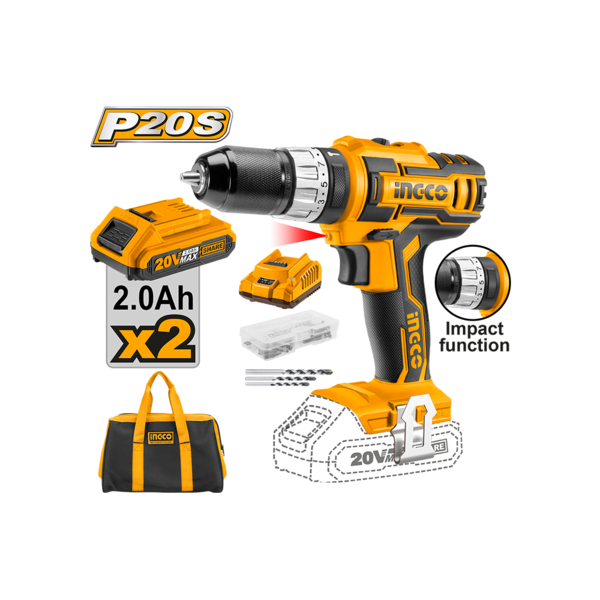 Impact screwdriver 20 V INGCO CIDLI2002 Ingco