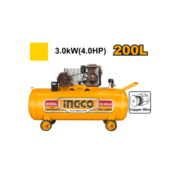 ჰაერის კომპრესორი 200L INGCO (AC402001) ჰაერის კომპრესორი 200L INGCO (AC402001)