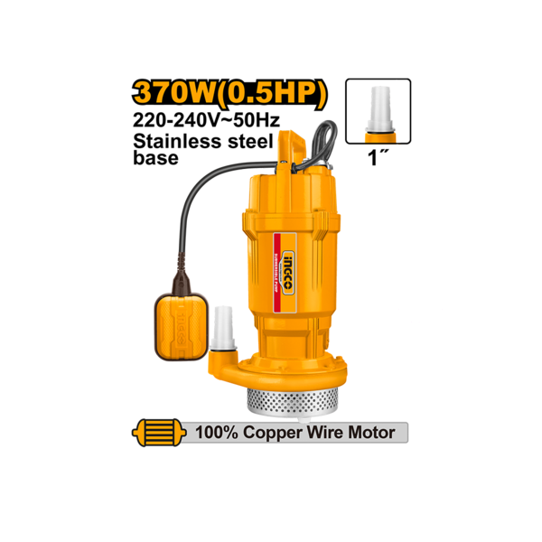 Show details for Water pump 370 W INGCO SPC3708 Picture of Water pump 370 W INGCO SPC3708