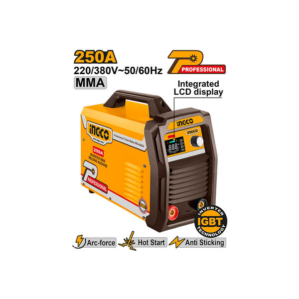 შედუღების აპარატი 250A (ლითონის) Proline INGCO (ING-MMA25029) შედუღების აპარატი 250A (ლითონის) Proline INGCO (ING-MMA25029)