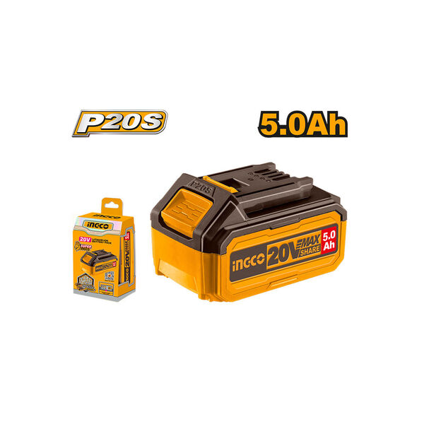 Show details for Battery 20V-5Ah Li-Ion Proline INGCO (FBLI20031) Picture of Battery 20V-5Ah Li-Ion Proline INGCO (FBLI20031)