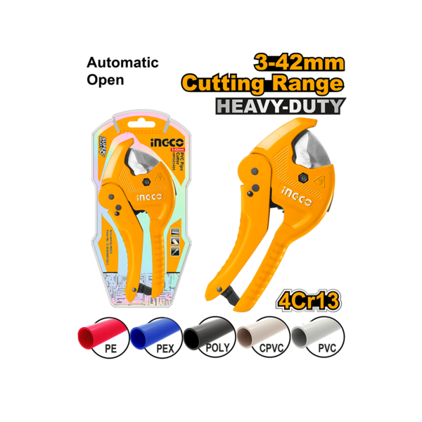 პლასტმასის მილის საჭრელი მაკრატელი INGCO HPC0442 პლასტმასის მილის საჭრელი მაკრატელი INGCO HPC0442