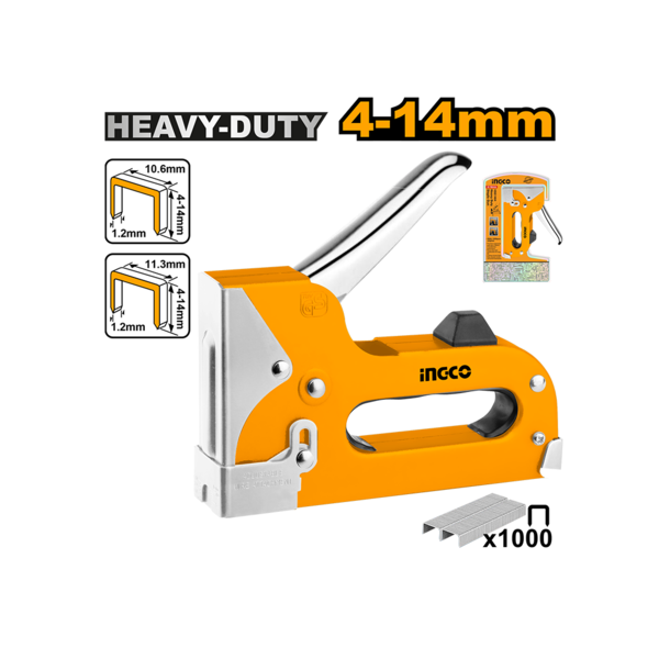 სტეპლერის პისტოლეტი 14 მმ INGCO HSG1404 სტეპლერის პისტოლეტი 14 მმ INGCO HSG1404