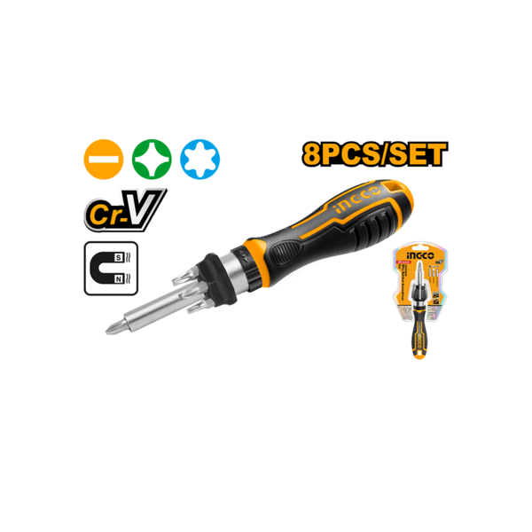 ხრუტუნა სახრახნისი 8-1 ში INGCO AKISD0808 ხრუტუნა სახრახნისი 8-1 ში INGCO AKISD0808