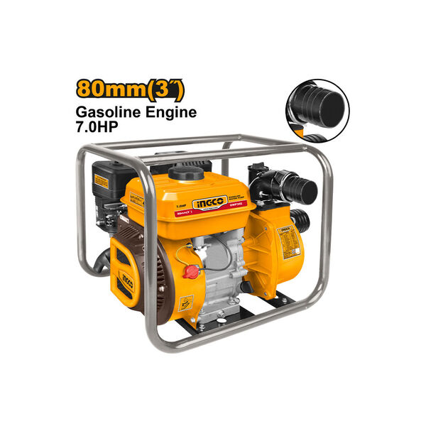 Show details for Water pump (fuel-powered) (GWP302) INGCO Picture of Water pump (fuel-powered) (GWP302) INGCO