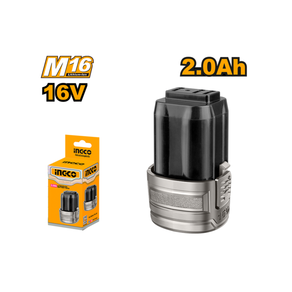Show details for Battery 16V-2 Ah Li-Ion (FBLI1620) INGCO Picture of Battery 16V-2 Ah Li-Ion (FBLI1620) INGCO